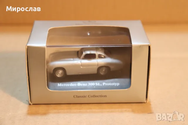 1:72 MERCEDES BENZ 300 SL PROTOTYP  ИГРАЧКА КОЛИЧКА ДИЛЪРСКИ МОДЕЛ