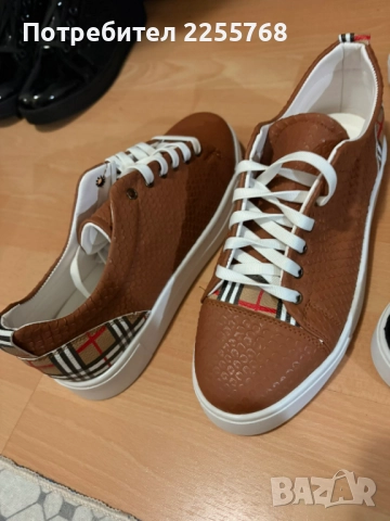 Мъжки обувки Burberry, снимка 4 - Маратонки - 52446869