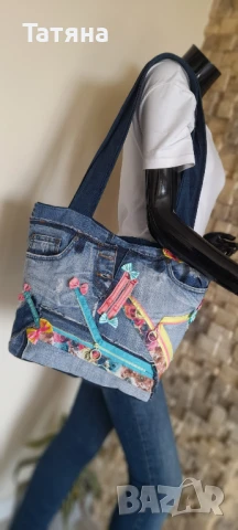 Чанта ръчна изработка, снимка 3 - Чанти - 51233957