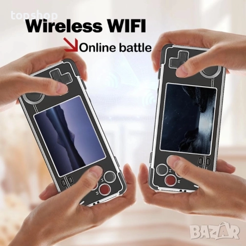 НОВА, ТЕСТВАНА Miyoo A30 игрова конзола с 64GB карта памет, 2.8-инчов екран, ретро видеоигри..., снимка 7 - Nintendo конзоли - 51597967