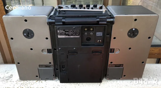 💥Hitachi TRK-9140E Голям,тежък и много свирещ на марката,Емблема!
, снимка 8 - Радиокасетофони, транзистори - 55774018
