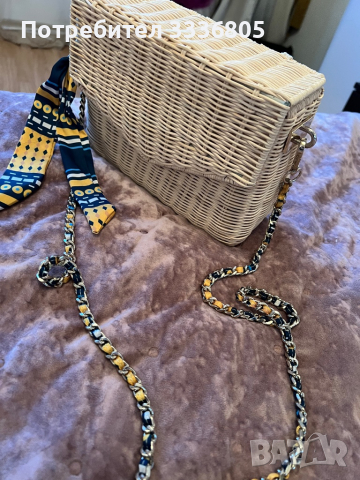 Лятна плетена чантичка Зара