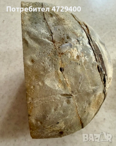 Естествена геода от ахат с кристална друза, снимка 5 - Други ценни предмети - 53389900