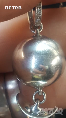 Сребърно колие. Сребърна висулка., снимка 8 - Антикварни и старинни предмети - 50754679