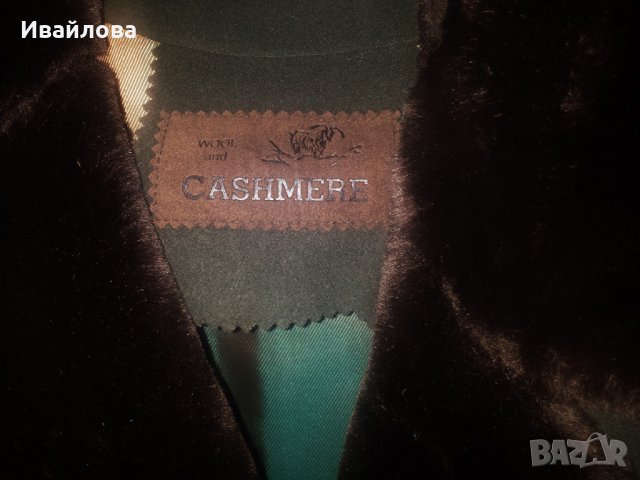 Дълго палто от фин кашмир, снимка 5 - Палта, манта - 33938596