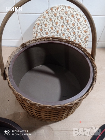 кошница антика за шивашки принадлежности 703-20, снимка 3 - Други - 36065267