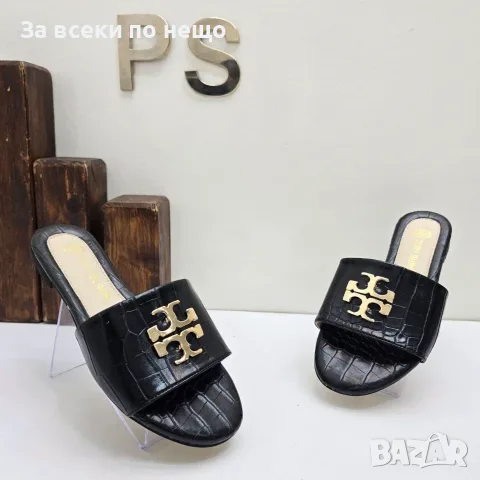 Tory Burch Дамски Ниски Удобни Ежедневни Чехли - Различни Цветове Код SEM-429, снимка 2 - Чехли - 55869155