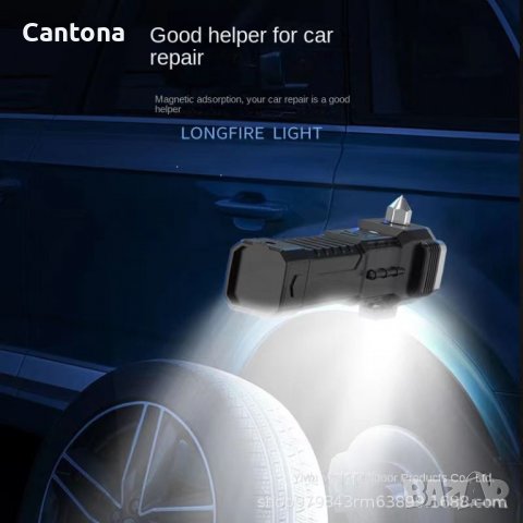 Многофункционалнa работна лампа и фенер, магнит,  Power Bank, USB зареждане , снимка 6 - Къмпинг осветление - 39335297