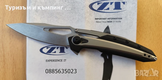 Сгъваем нож ZT 0909, снимка 2 - Ножове - 50911346