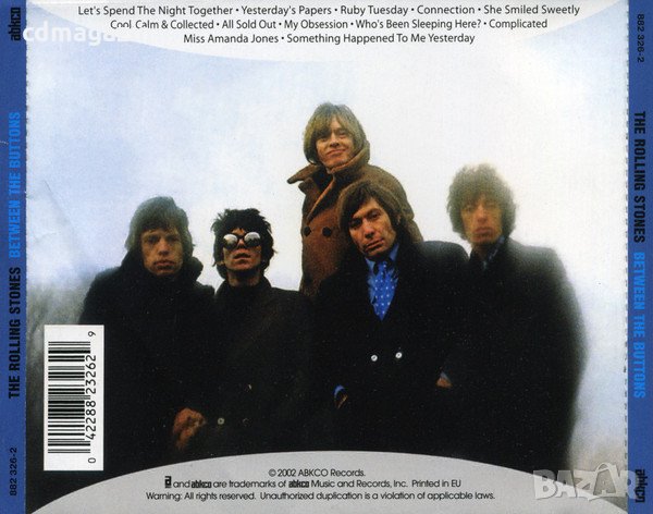 Компакт дискове CD The Rolling Stones – Between The Buttons, снимка 2 - CD дискове - 35777443