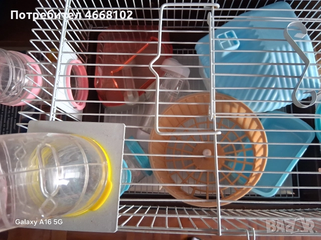 Клетка за хамстери , снимка 2 - Хамстери - 52650227