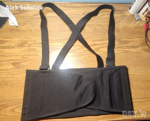 Ортопедичен колан за кръст с презрамки – до 105 см, снимка 2 - Спортна екипировка - 53072713