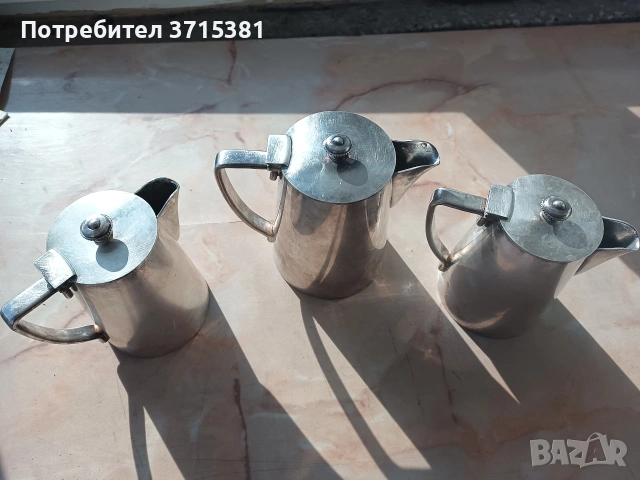 Лот посребрени канички- 3 броя, снимка 2 - Колекции - 53477828