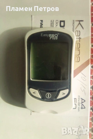 продавам глюкомер американско производство употребяван не е тестван с нова батерия 