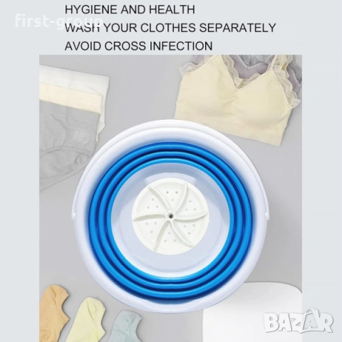 Мини перална подходяща за къмпинг, общежития, пътувания, снимка 4 - Перални - 53047777