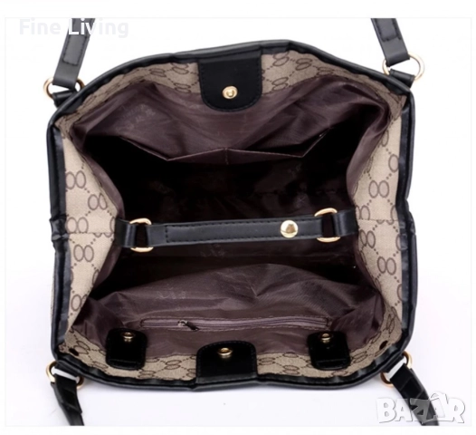 Елегантен комплект дамски чанти 3 в 1, снимка 7 - Чанти - 52177183