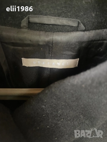 Палто Stefanel 100% вълна, снимка 3 - Палта, манта - 52095154