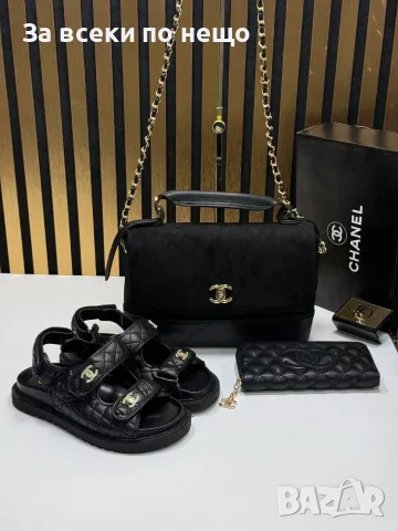 Chanel Дамска Черна Чанта Шанел - Различни Модели Код SEM-183, снимка 2 - Чанти - 55769921