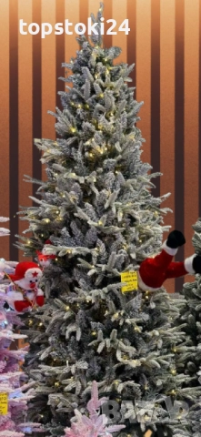Коледна елха с вградени лампички по връхчетата, снимка 11 - Други стоки за дома - 52352172