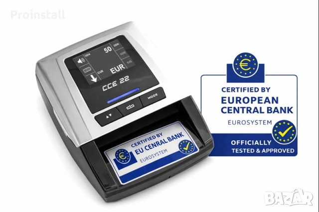 Електронен професионален детектор за фалшиви банкноти CCE 22, снимка 2 - Друга електроника - 53464084