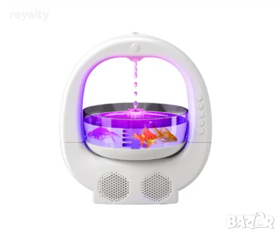 Антигравитационен овлажнител за въздух "Аквариум", с Bluetooth, снимка 2 - Други стоки за дома - 49223943