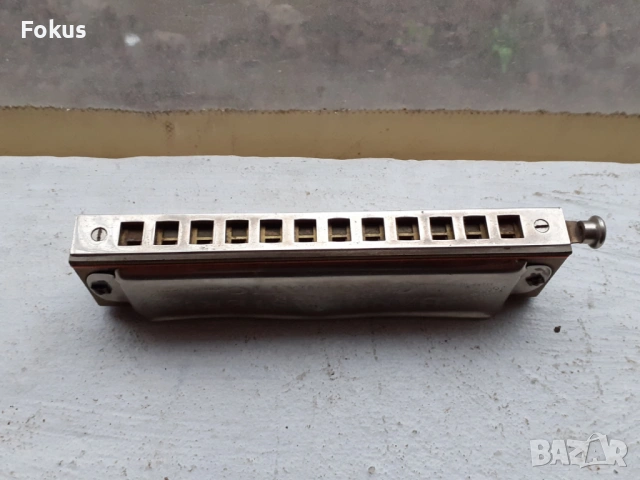 Стара колекционерска немска хармоника, снимка 4 - Антикварни и старинни предмети - 53498342