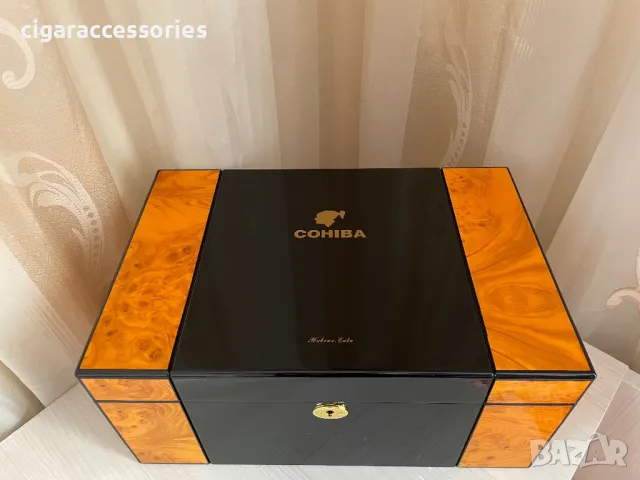 Хумидор кутия за пури COHIBA, снимка 1 - Табакери - 48329355