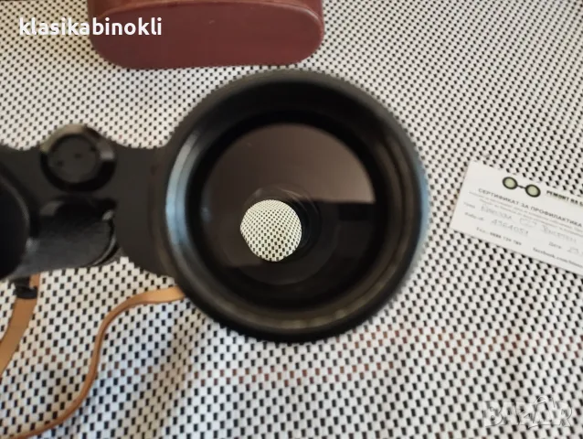 ТОП Немски Бинокъл Carl Zeiss Jena-JENOPTEM-10 х 50W--ГДР, снимка 8 - Екипировка - 55783836