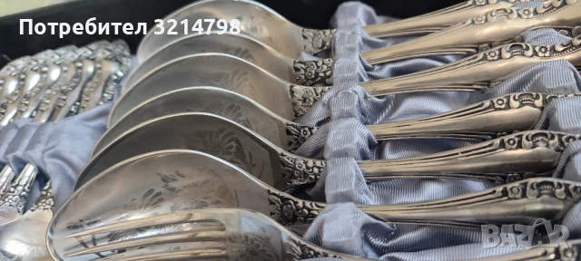 Ретро посребрени прибори за хранене , снимка 7 - Антикварни и старинни предмети - 50922689