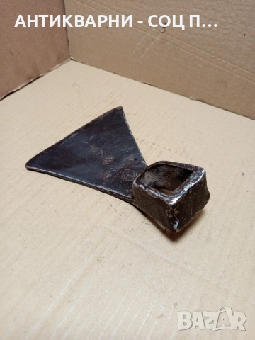 Соц Стара Ръчно Кована Мотичка 0.840кг. Номер 6., снимка 3 - Антикварни и старинни предмети - 51645485