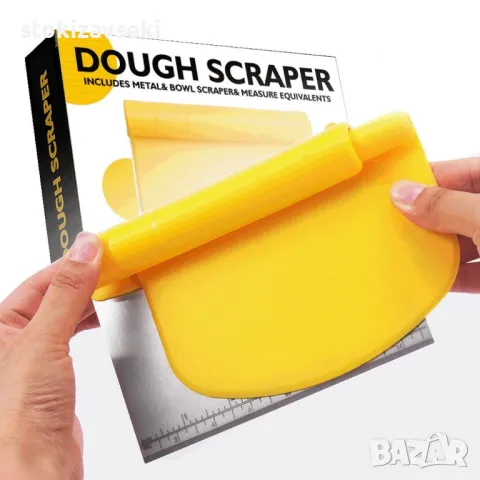 Комбиниран н о ж 2 в 1 за рязане на тесто с мерителна таблица , снимка 1