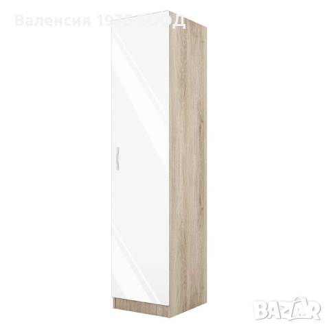 Еднокрил гардероб Сити 1010 сонома, орех или комбинация бяло/ арвен, снимка 7 - Гардероби - 20978346