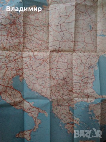 Пътни карти "Европа-Автомобилни пътища"1987 г. и 1995 г., снимка 5 - Колекции - 33919663