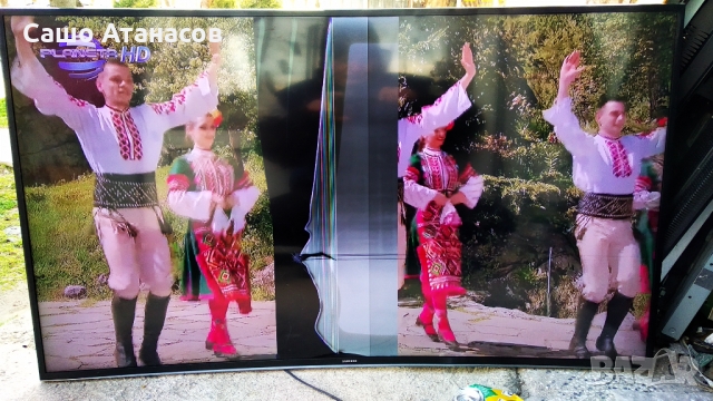 SAMSUNG  UE55JU6500W със счупена матрица ,BN44-00807A ,BN41-02344D ,BN41-02297A ,WCH730B