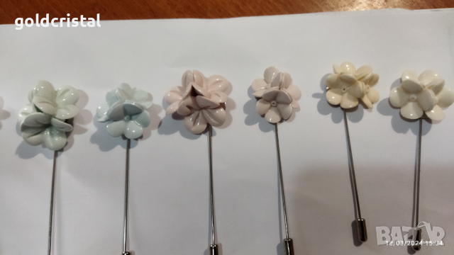 порцелан  брошка игла , снимка 11 - Антикварни и старинни предмети - 39553988