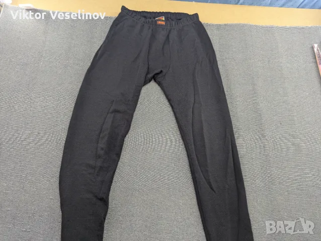 L. Brador Мъжка Вълнена Термо Долница Размер M Черна, снимка 2 - Панталони - 49666714