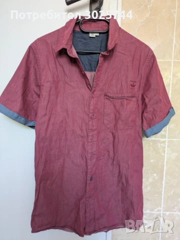 Мъжка риза с къс ръкав Firetrap, размер S, снимка 1