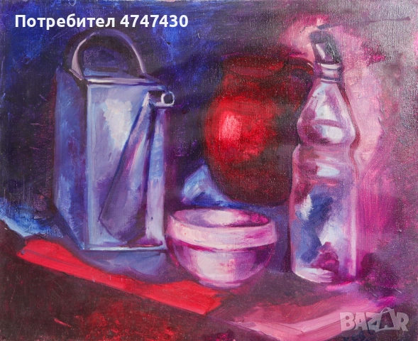 Васил Докев - баща натюрморт картина масло