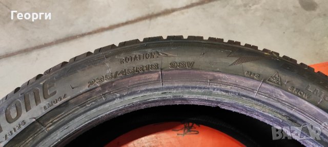 4бр.зимни гуми 235/45/18 Bridgestone, снимка 8 - Гуми и джанти - 42497838