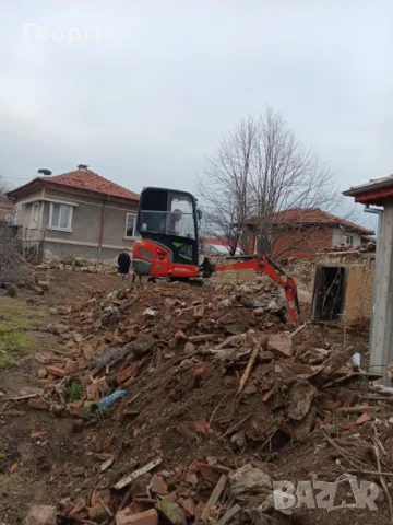 Услуги  с  мини  Багер  и  Самосвал