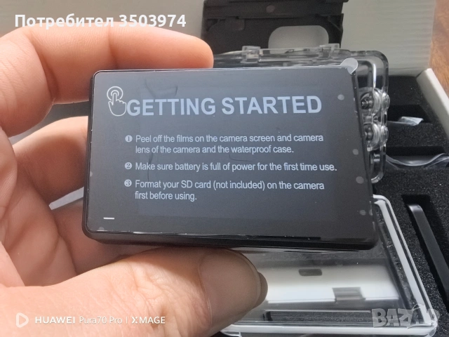 Екшън камера Apexcam M80 PRO 64MP + 64 GB micro CD карта, снимка 6 - Камери - 53404966