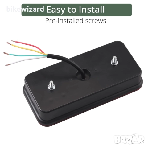 EYPINS 2x универсални задни светлини 24 LED IP65 за 12V ремарке кола камион каравана лодка НОВИ, снимка 5 - Части - 51755459