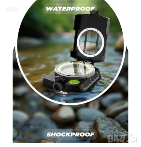 Професионален призматичен компас, снимка 5 - Други стоки за дома - 53514365