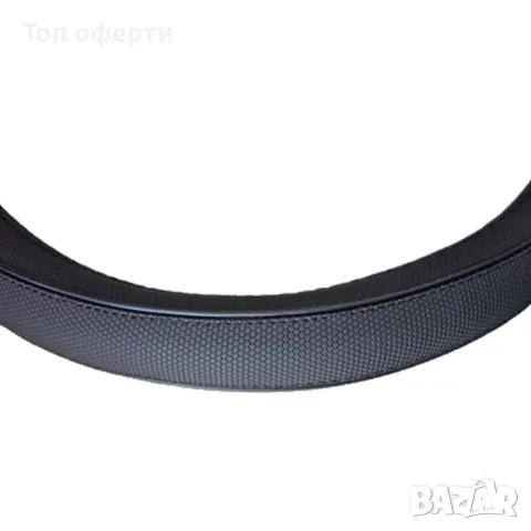 Калъф за волан М 38см черен с черен/сив/червен/син шев - 331, снимка 3 - Аксесоари и консумативи - 48651516