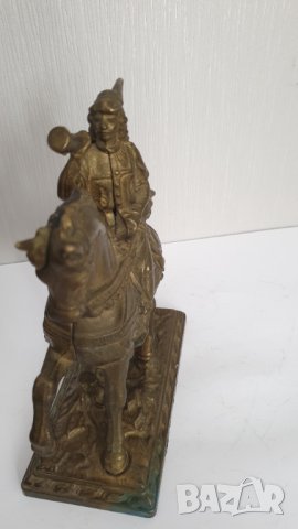 Стара бронзова фигура, снимка 7 - Антикварни и старинни предмети - 41904986