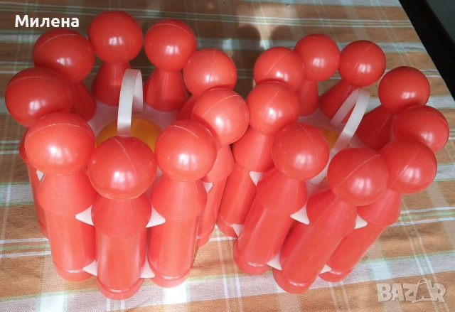 Неупотребявани кегли и други играчки