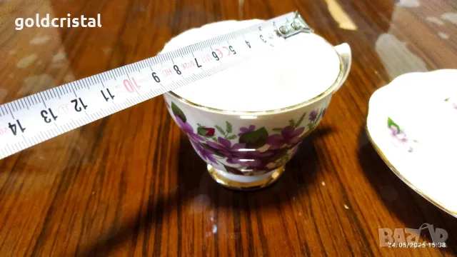 Стар английски костен порцелан чаша за чай кафе, снимка 5 - Антикварни и старинни предмети - 50425646