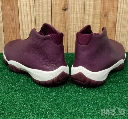Кожени маратонки / кецове Nike  Jordan Future, бордо/вино Phantom  номер 42 ,5, снимка 3 - Маратонки - 52723311