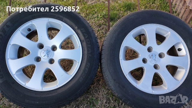 Джанти с гуми 15" от Пежо 307, снимка 11 - Гуми и джанти - 53830226