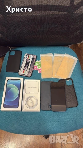 Iphone 12 Blue, 128 GB, снимка 7 - Apple iPhone - 53297658